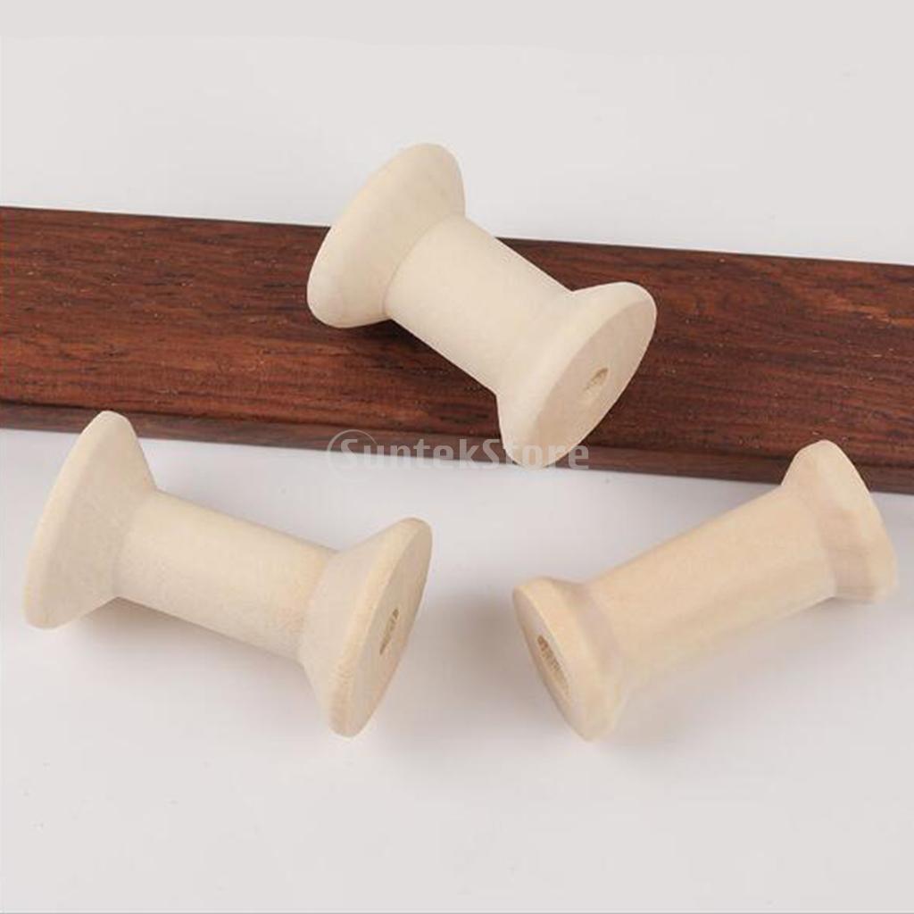 Thread Bobbins Empty - 20개 나무 보빈 실통 빈 스티치
