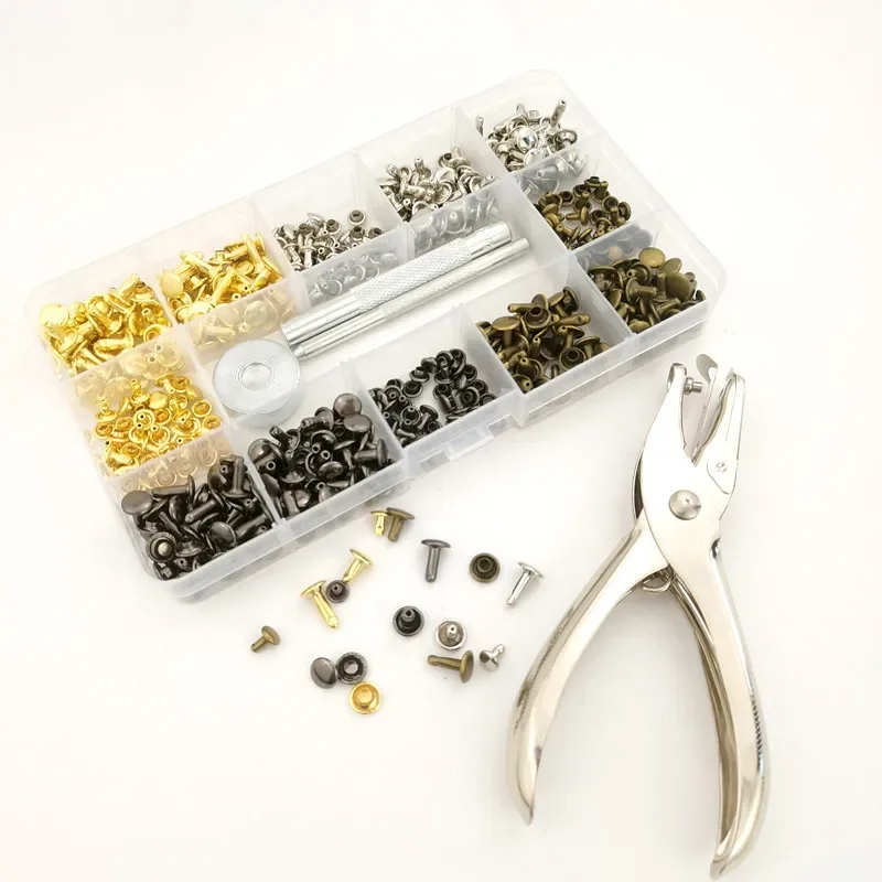 Snap Button Plier - 180Pcs 금속 스냅 패스너 버튼 가죽