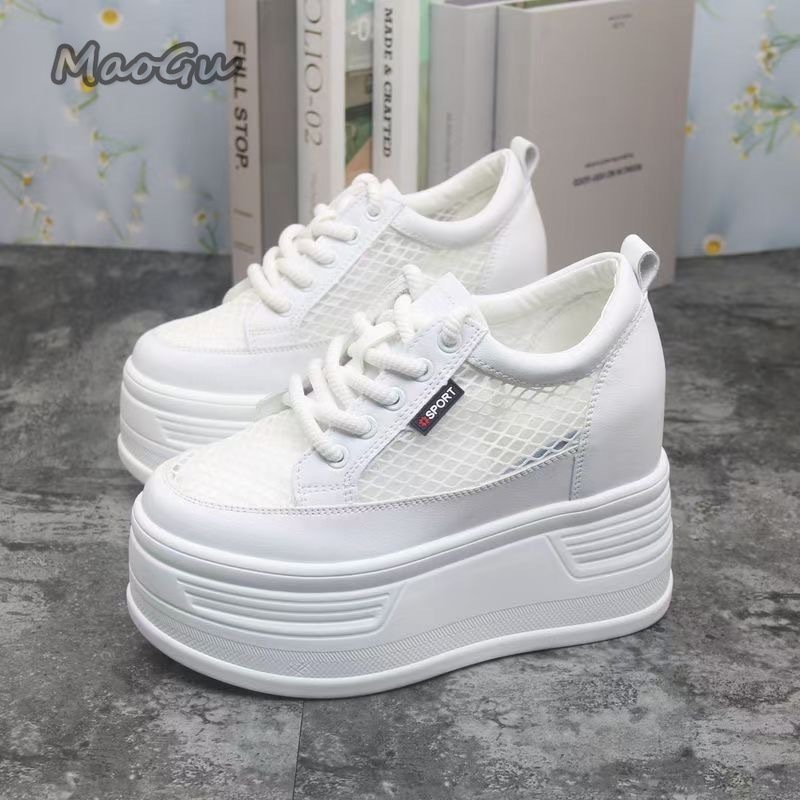 Sewing Net - Tenis De Mujer 여성용 메쉬 플랫폼