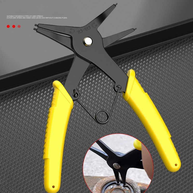 Snap Button Plier - 2-in-1 이중 목적 스냅 링 플라이어,