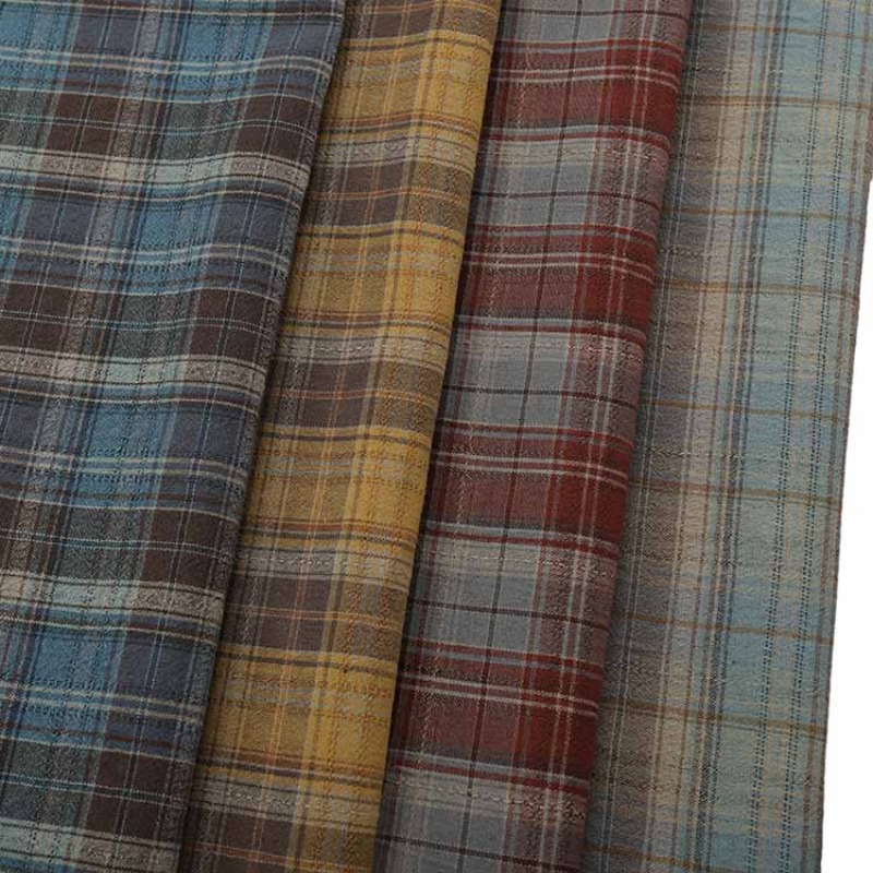 Vintage Sewing Textile - 1 미터 빈티지 자카드 격자 무늬
