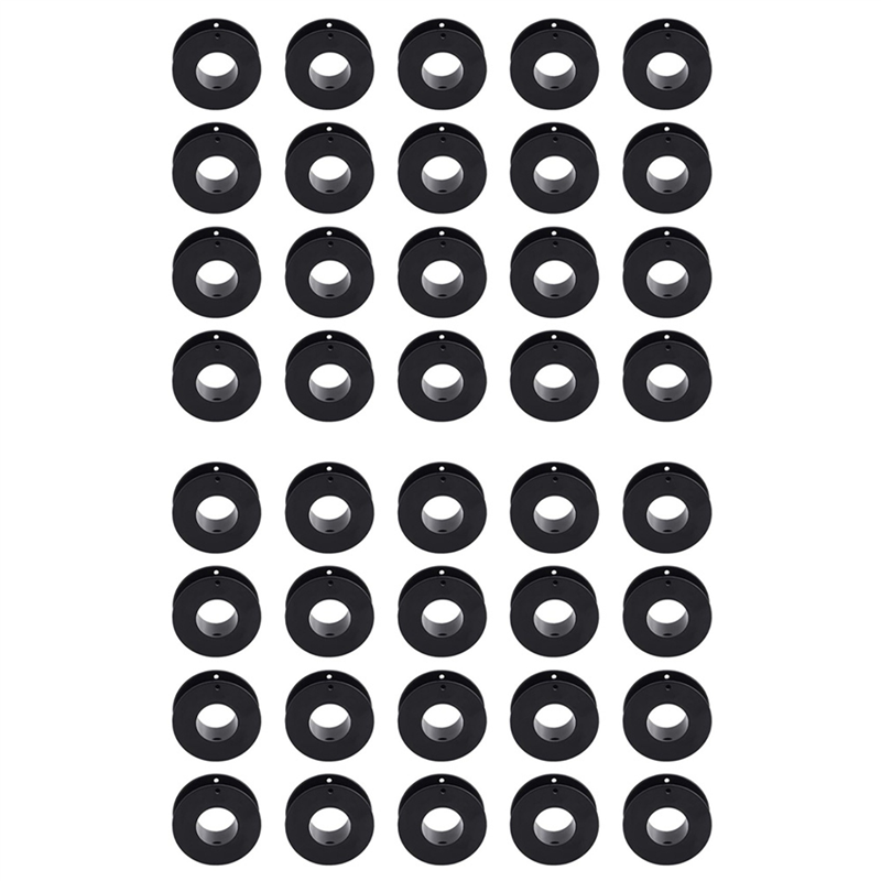 Thread Bobbins Empty - [Superx&KND]40개 빈 스풀, 2.1X0.7인치 플라스틱 실