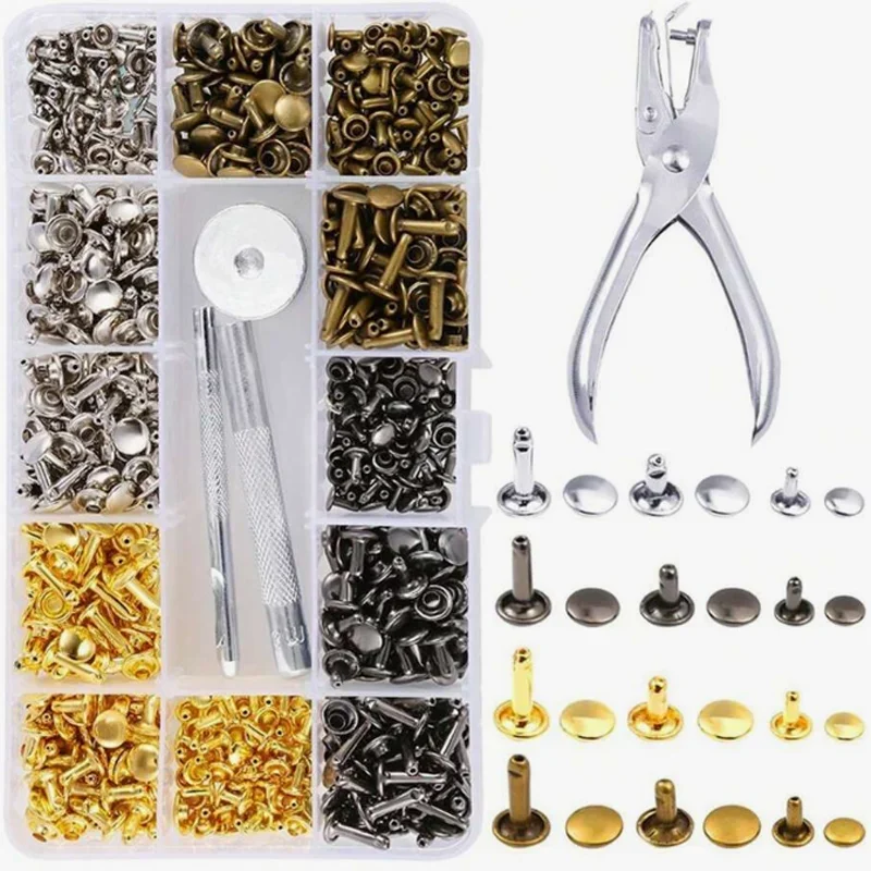 180Pcs 금속 스냅 패스너 버튼 가죽 리벳 구멍 펀 - Snap Button Plier 리뷰 및 가격