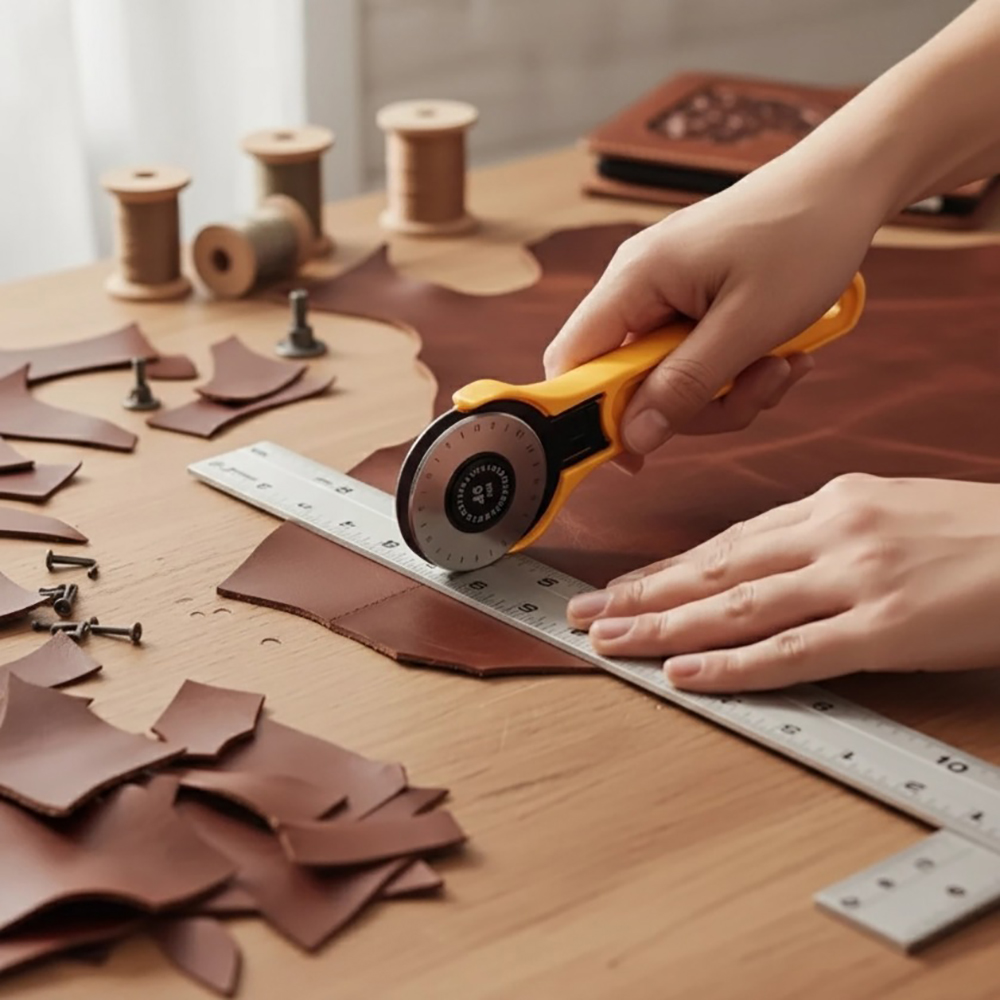 45mm 회전식 원단 커터 가죽 공예 절단 도구 DIY - Sewing Necessities 리뷰 및 가격