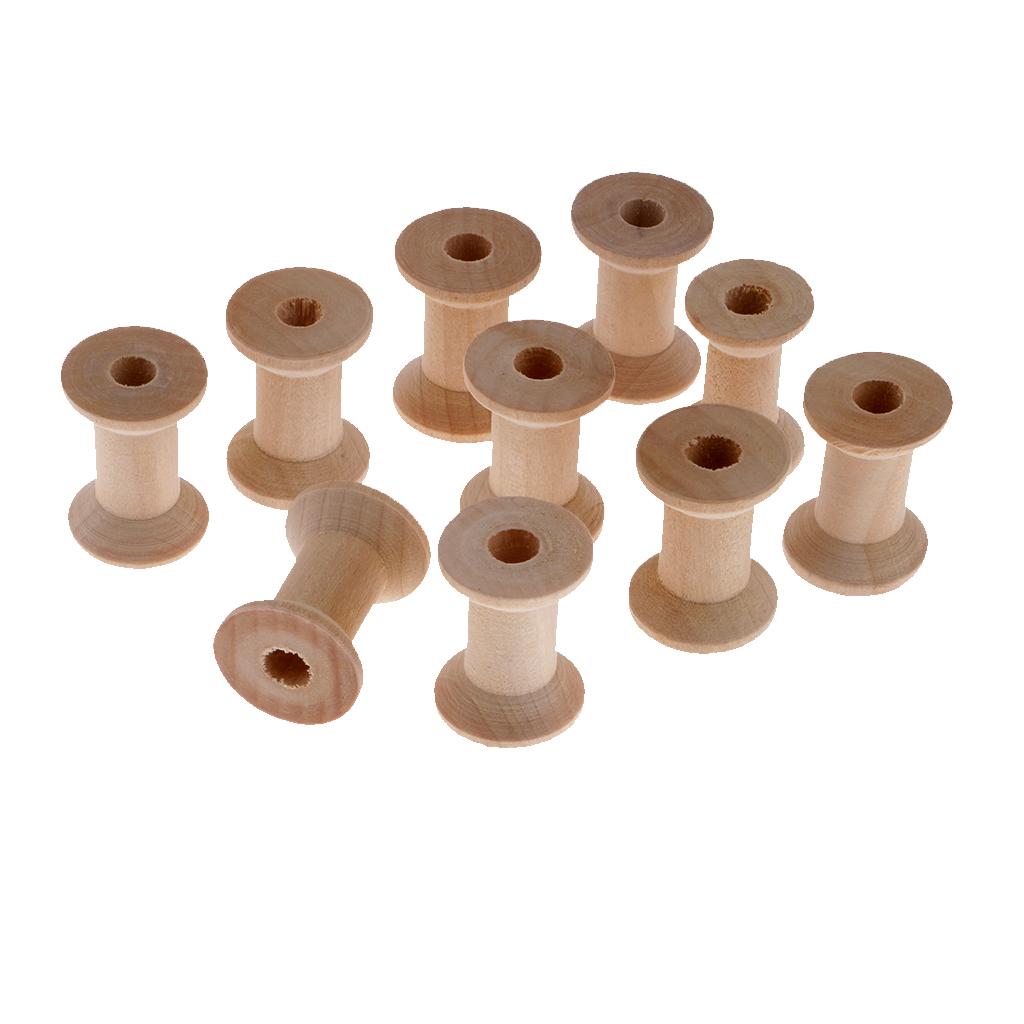 나무로 만든 빈 스풀 실 보빈, 뜨개질 기계, 코바늘  - Thread Bobbins Empty 리뷰 및 가격