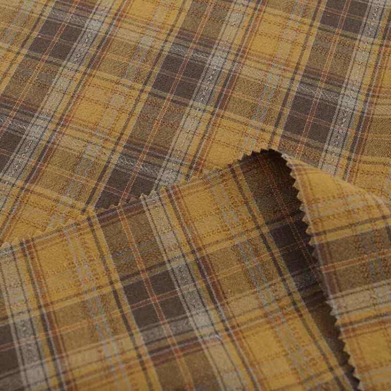 1 미터 빈티지 자카드 격자 무늬 체크 원사 염색 워시 - Vintage Sewing Textile 리뷰 및 가격