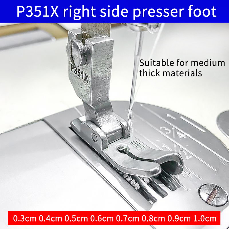 산업용 평면 재봉기 오른쪽 차단 가장자리 노루발; 탑스 - Textile Sewing Machines 리뷰 및 가격