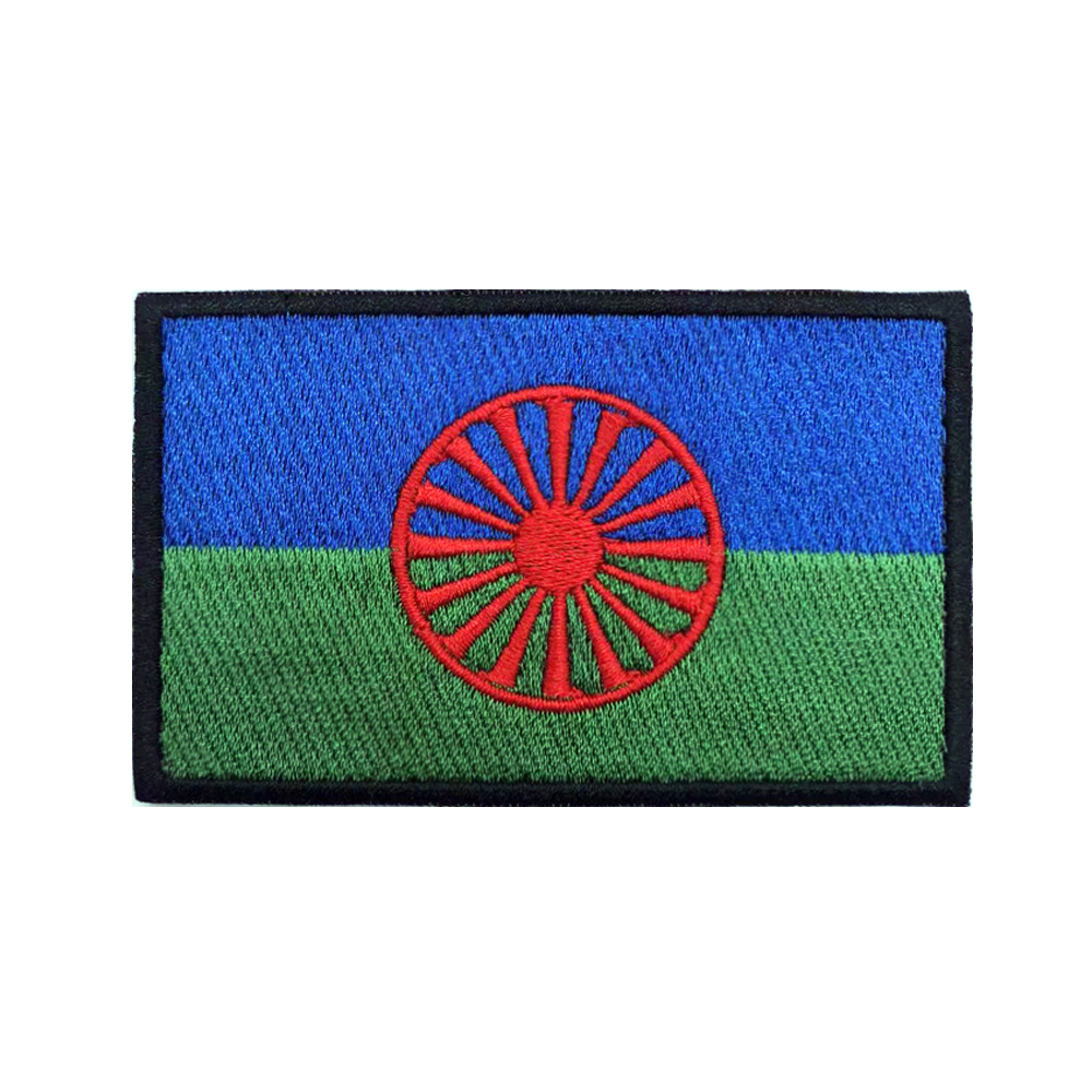Rom Gypsy Flag Of The Romani 패 - Velcro Sew On 리뷰 및 가격