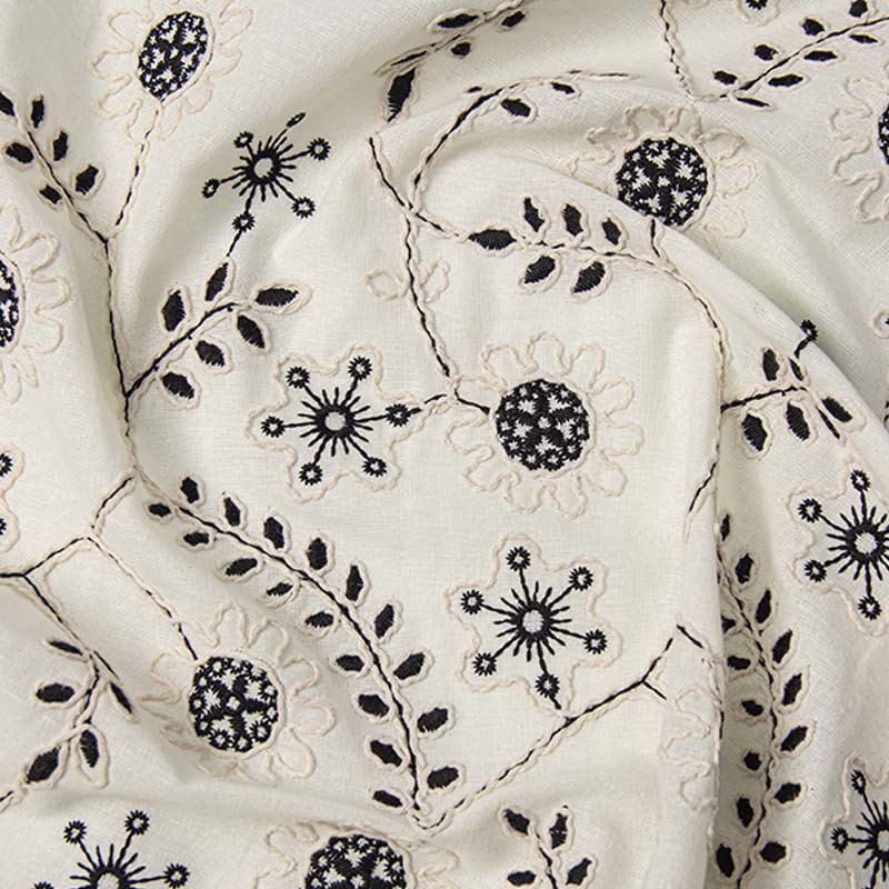 빈티지 풀폭 자수 3D 코튼 코드 레이스 원단 (여성  - Vintage Sewing Textile 리뷰 및 가격